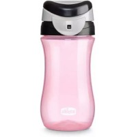 Chicco Travel Cup, Tazza per Bambini 2 Anni, Pratica Apertura, Beccuccio Integrato, Chiusura Ermetica, Facile da Trasportare, Capacità 350 ml, Rosa